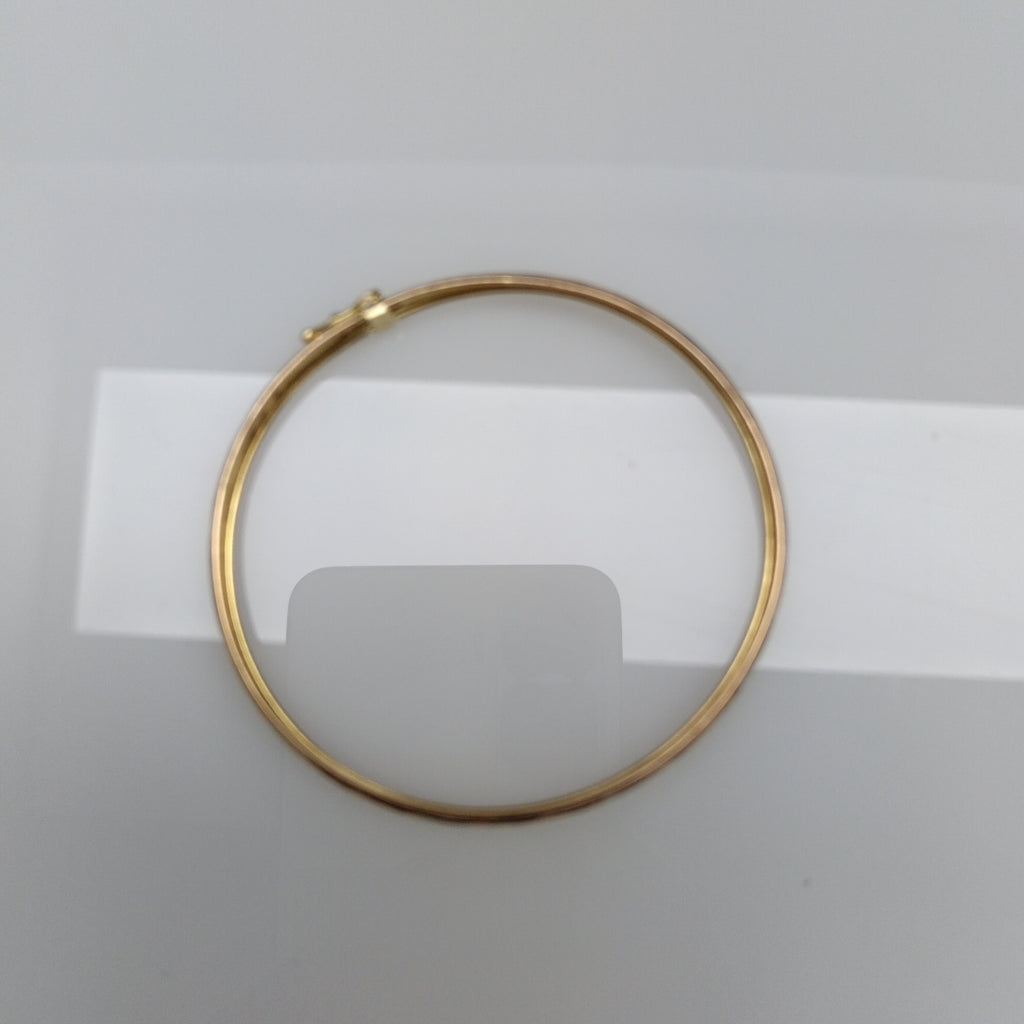 PULSERA RIGIDA ORO 14 K 4.5 GRMS (SEMINUEVO)