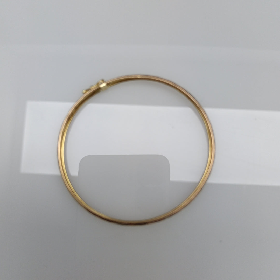 PULSERA RIGIDA ORO 14 K 4.5 GRMS (SEMINUEVO)