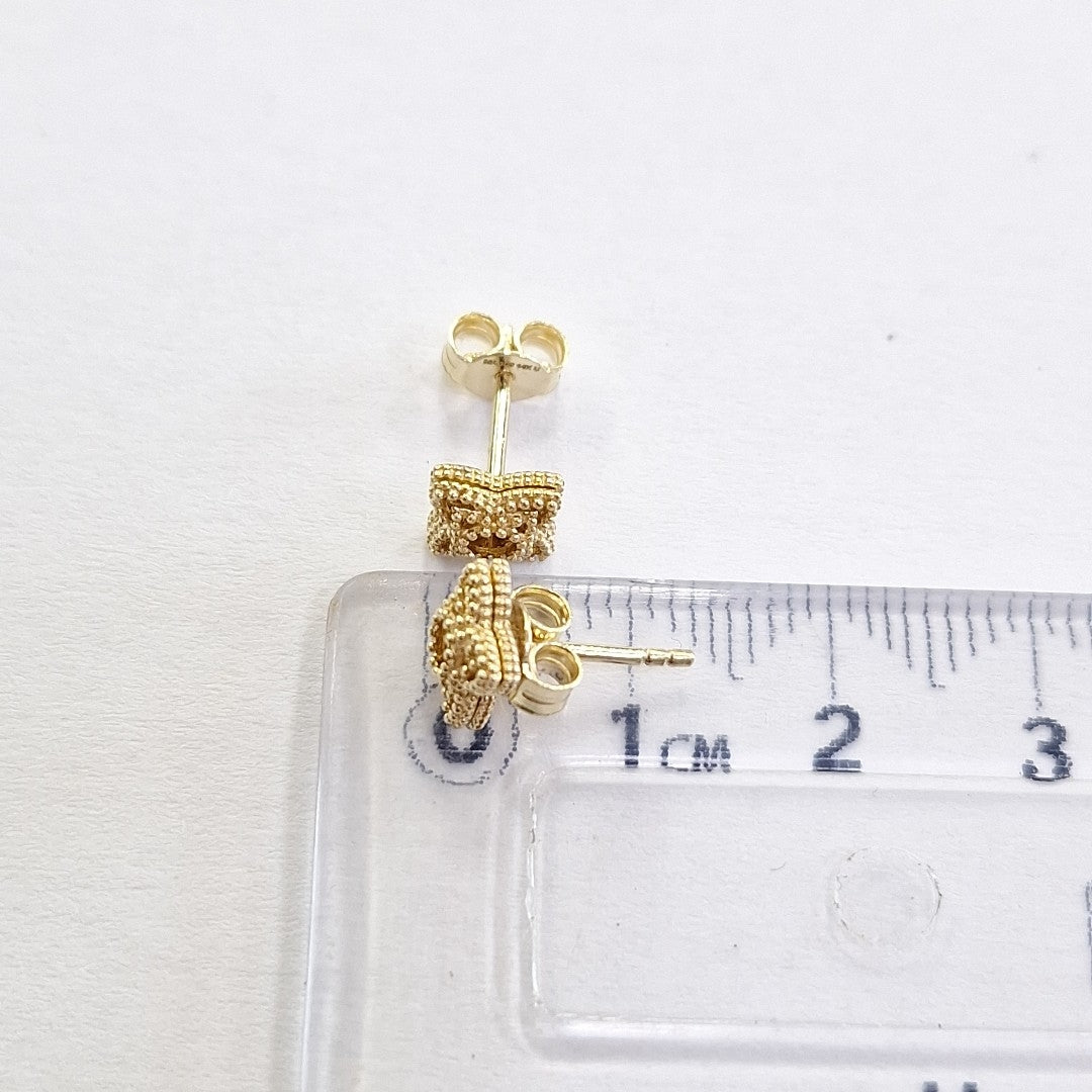 BROQUELES ORO 14K 1.6 (NUEVO)