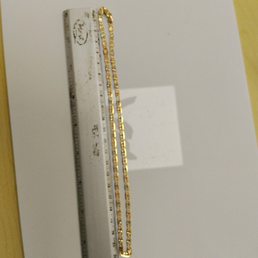 CADENA ORO, ORO COMBINADO 14 K 9.9 GRMS (SEMINUEVO)