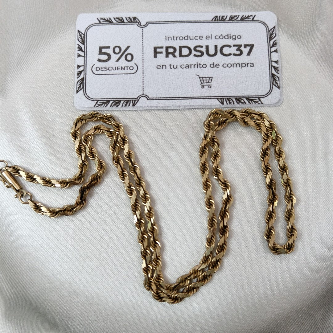 CADENA ORO 10 K 24.5 GRMS (SEMINUEVO)