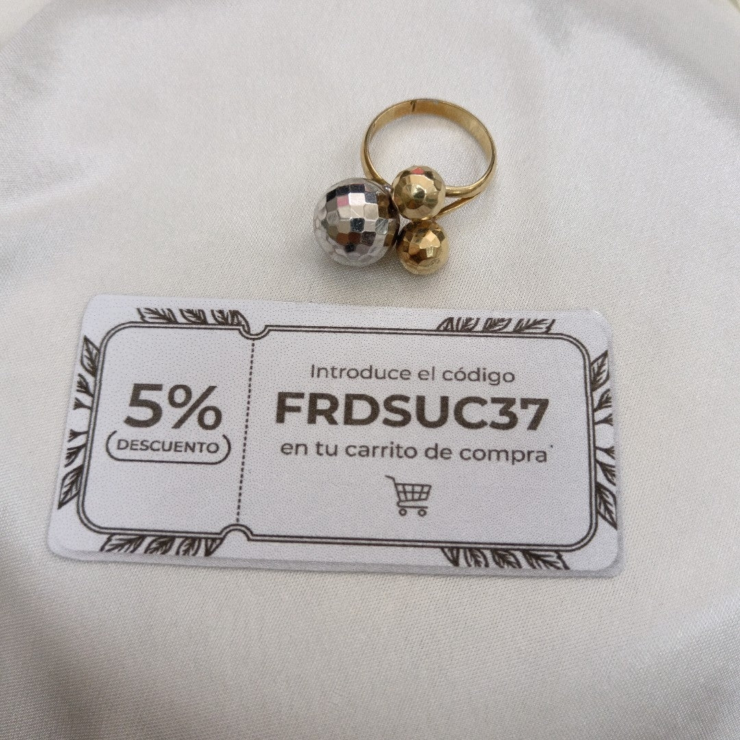 ANILLO ORO 14 K 5.5 GRMS (SEMINUEVO)