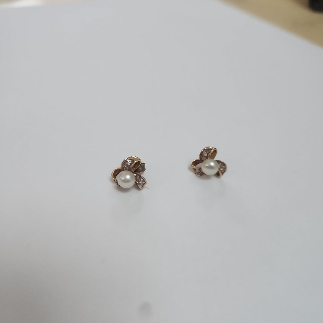 ARETES PAR ORO 14 K 2,10 GRMS (SEMINUEVO)