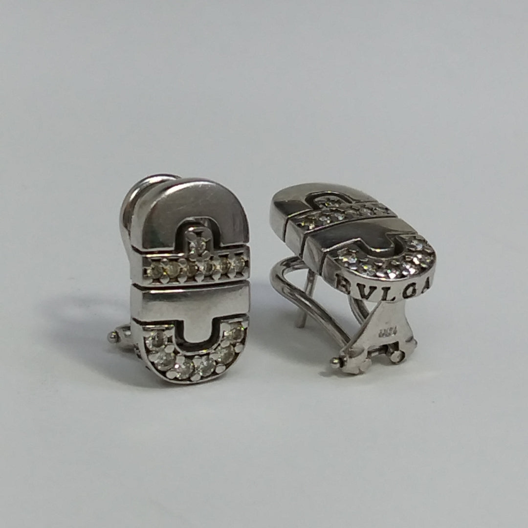 ARETES PAR ORO BLANCO 14 K 6,40 GRMS (SEMINUEVO)