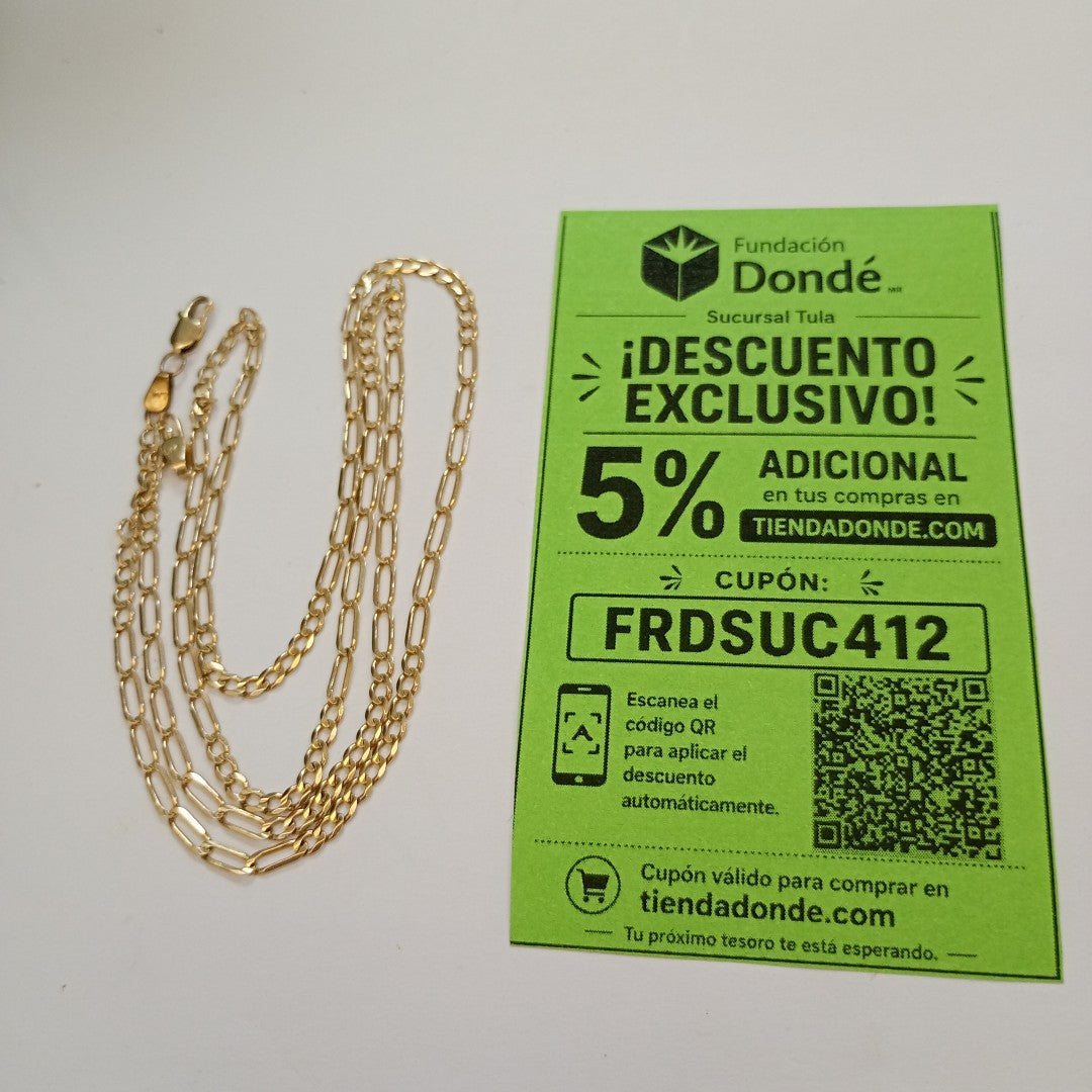 CADENA ORO 14 K 4,50 GRMS (SEMINUEVO)