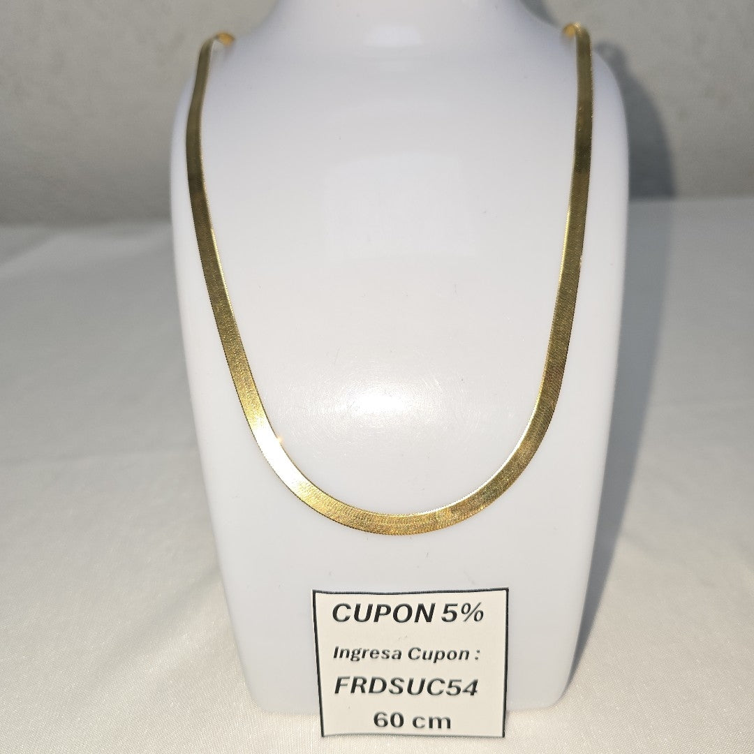 GARGANTILLA ORO 14 K 11.5 GRMS (SEMINUEVO)