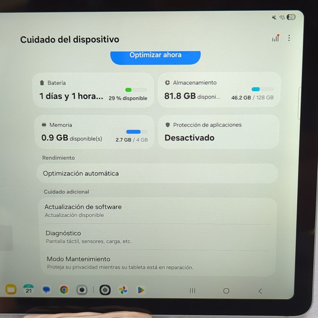 TABLETA SAMSUNG GALAXY TAB S6 LITE SM-P620 (2024) 128 GB 4 GB RAM (SEMINUEVO)