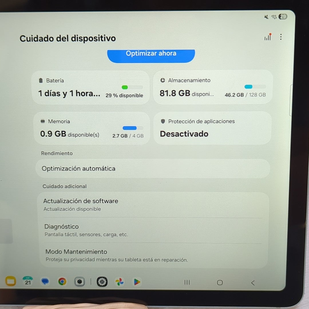 TABLETA SAMSUNG GALAXY TAB S6 LITE SM-P620 (2024) 128 GB 4 GB RAM (SEMINUEVO)