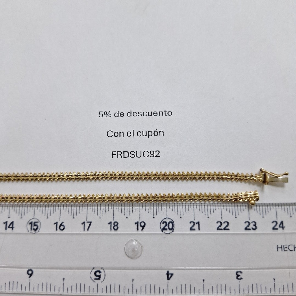 GARGANTILLA ORO,ORO COMBINADO 14 K 17,80 GRMS (SEMINUEVO)