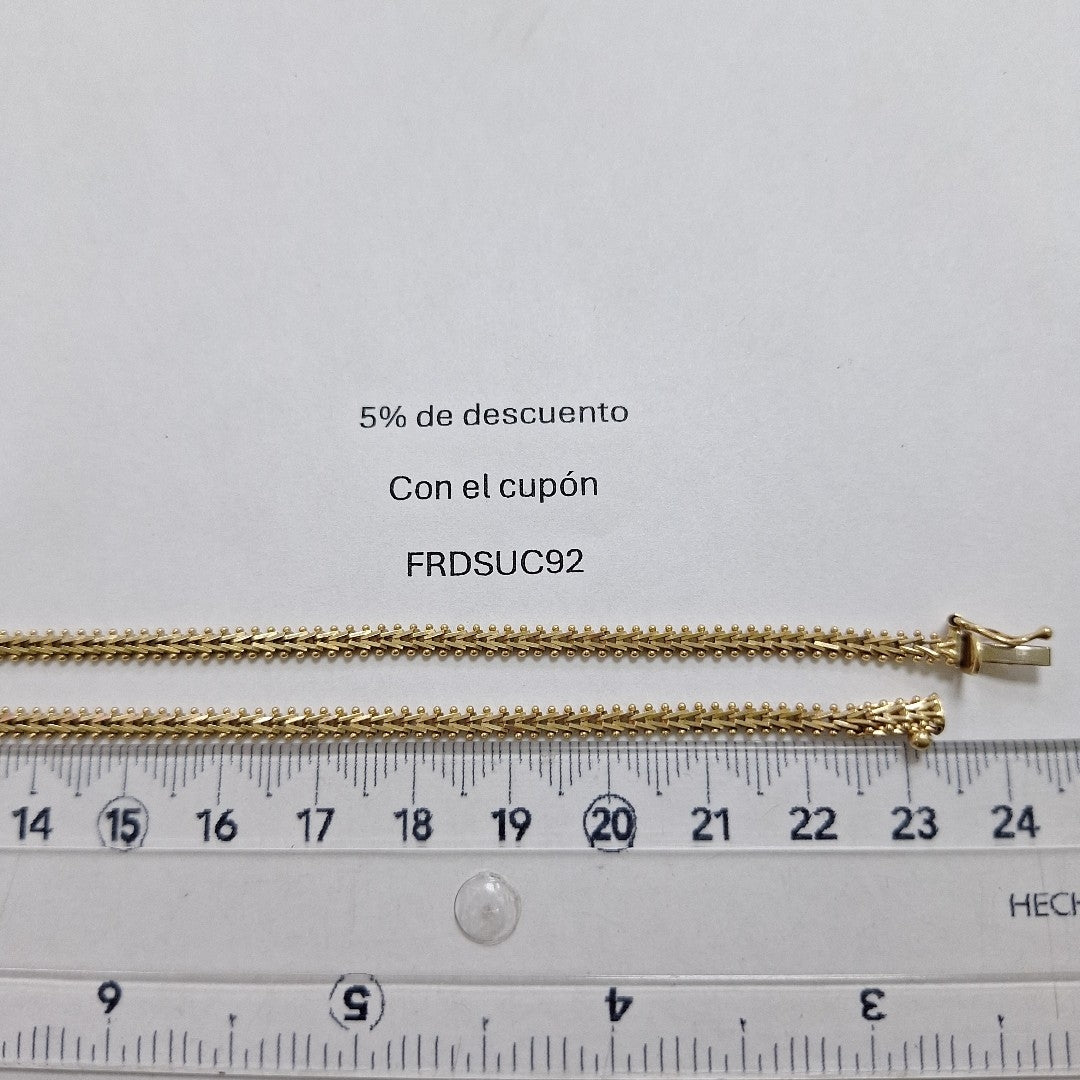 GARGANTILLA ORO,ORO COMBINADO 14 K 17,80 GRMS (SEMINUEVO)