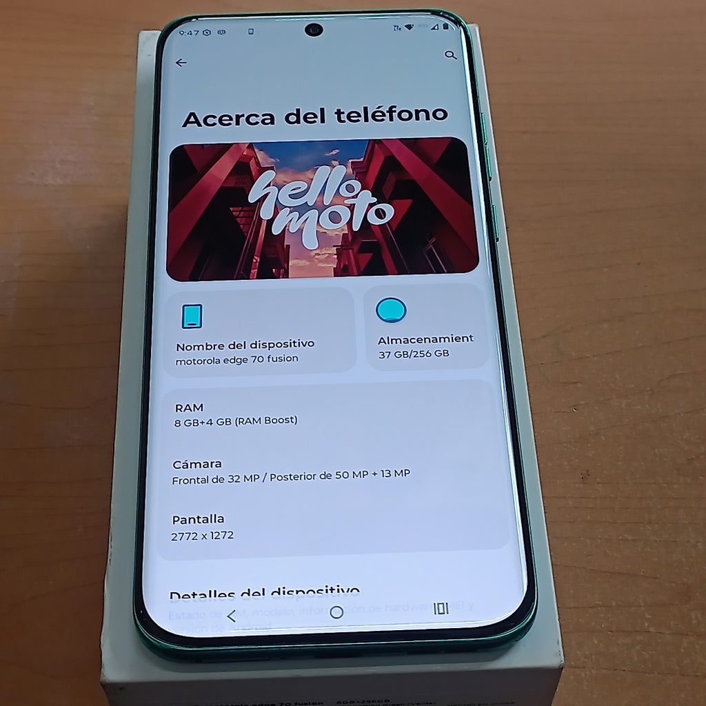 CELULAR MOTOROLA EDGE 70 FUSION XT2605-3 (2026) 256 GB 8 GB RAM (SEMINUEVO)