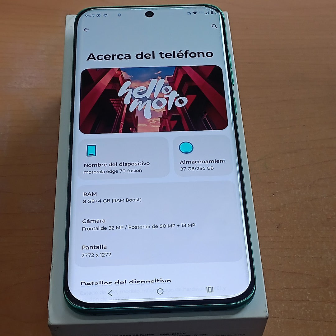 CELULAR MOTOROLA EDGE 70 FUSION XT2605-3 (2026) 256 GB 8 GB RAM (SEMINUEVO)