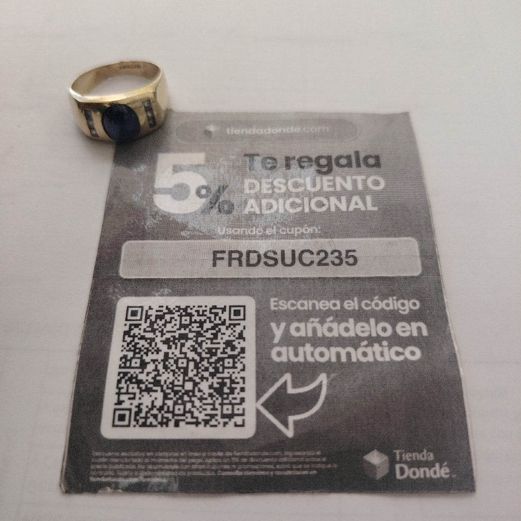 ANILLO ORO 10 K 7 GRMS (SEMINUEVO)