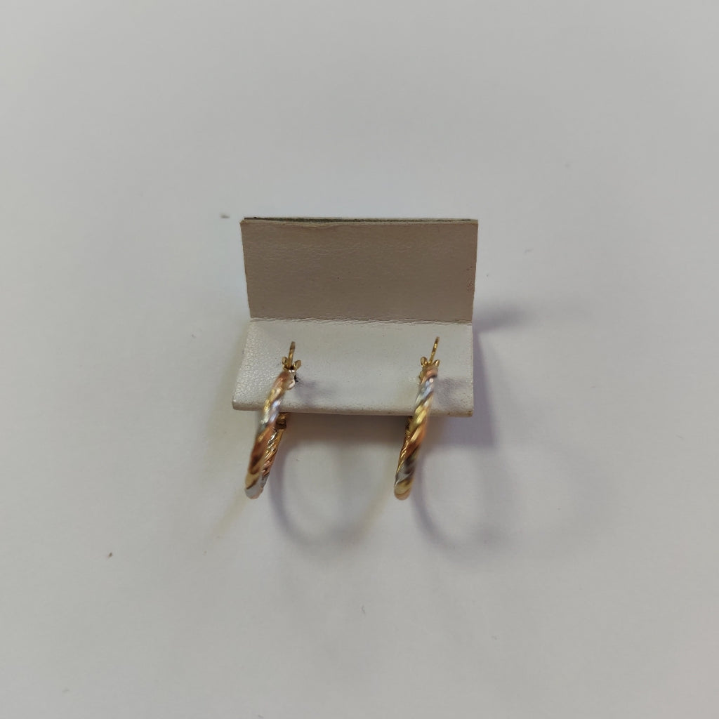 ARETES ARRACADAS COMBINADAS 14K 2.1 GR (NUEVO)