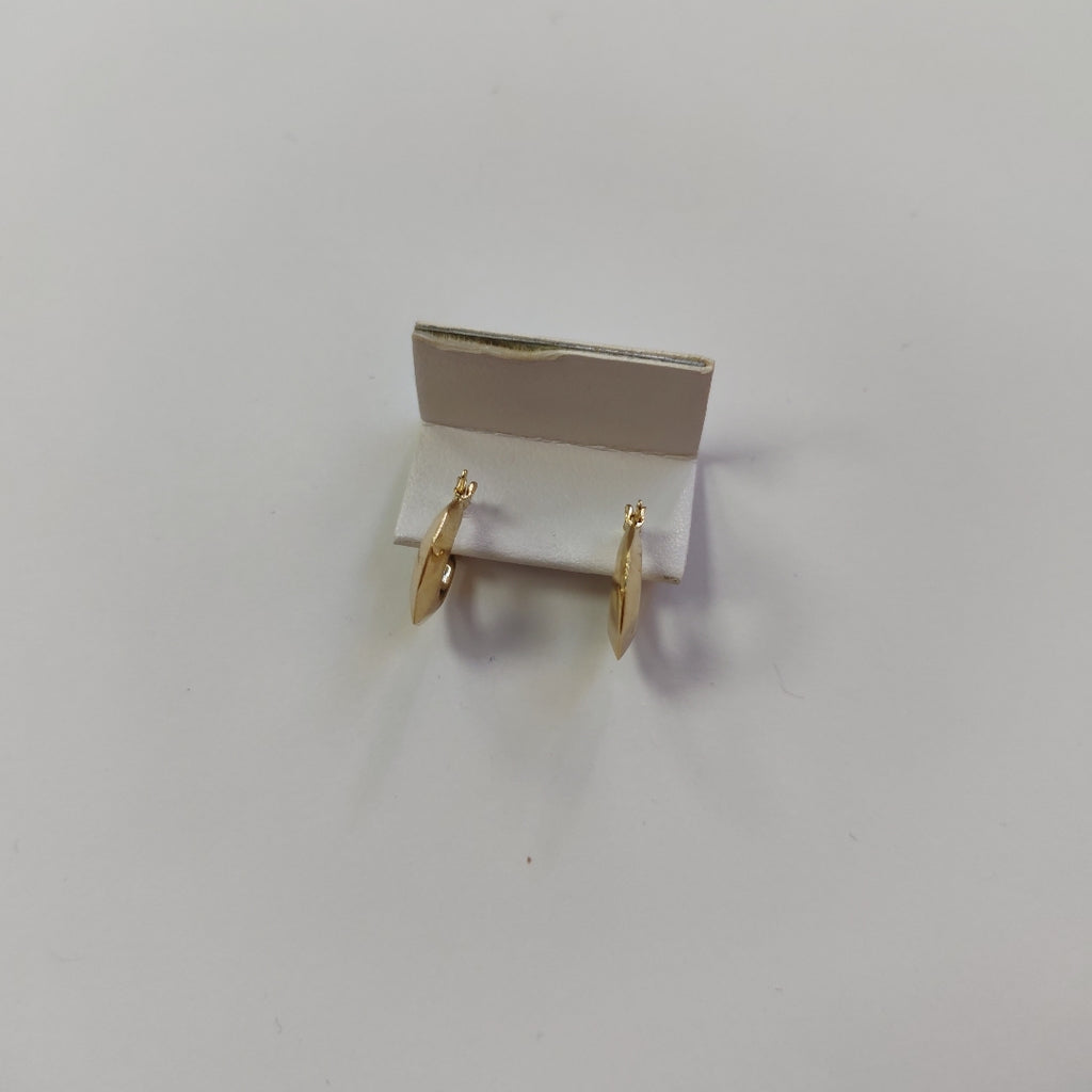 ARETES TEJIDO ARRACADA FACETADA 14K 1.3 GR (NUEVO)