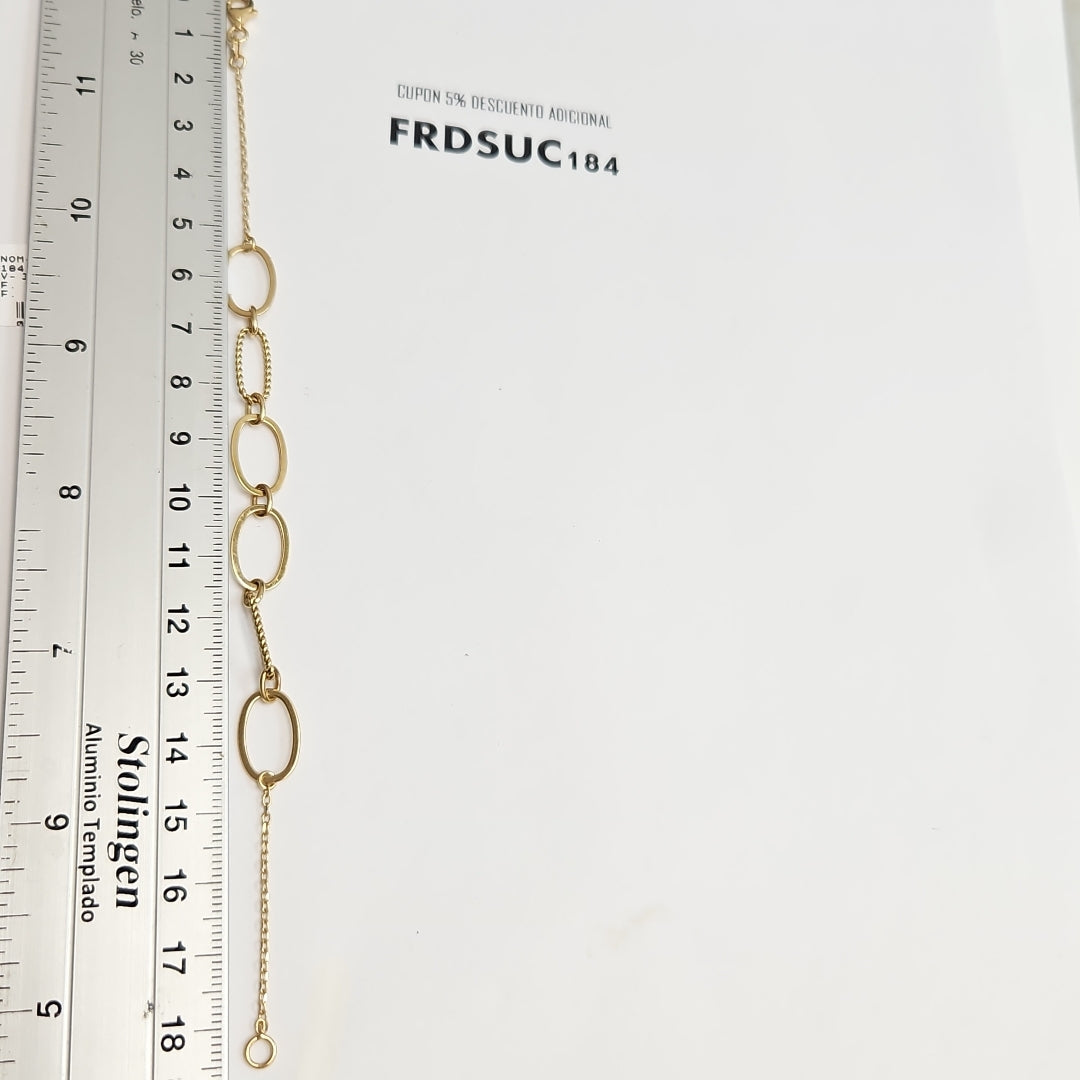 PULSERA ORO 14 K 3.6 GRMS (SEMINUEVO)