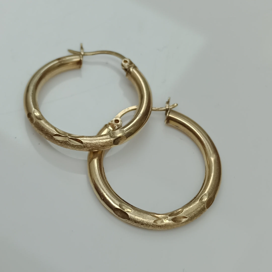 ARRACADAS PAR ORO 14 K 2,50 GRMS (SEMINUEVO)