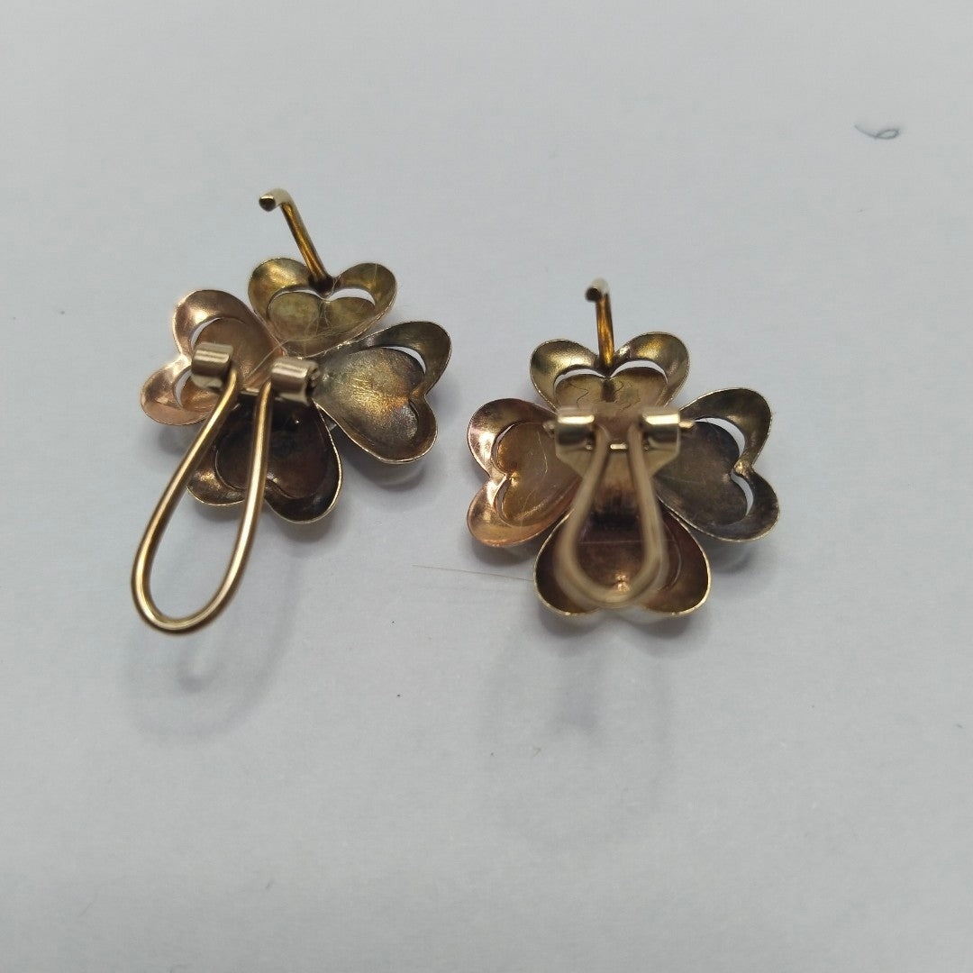 ARETES PAR ORO 8 K 3.9 GRMS (SEMINUEVO)