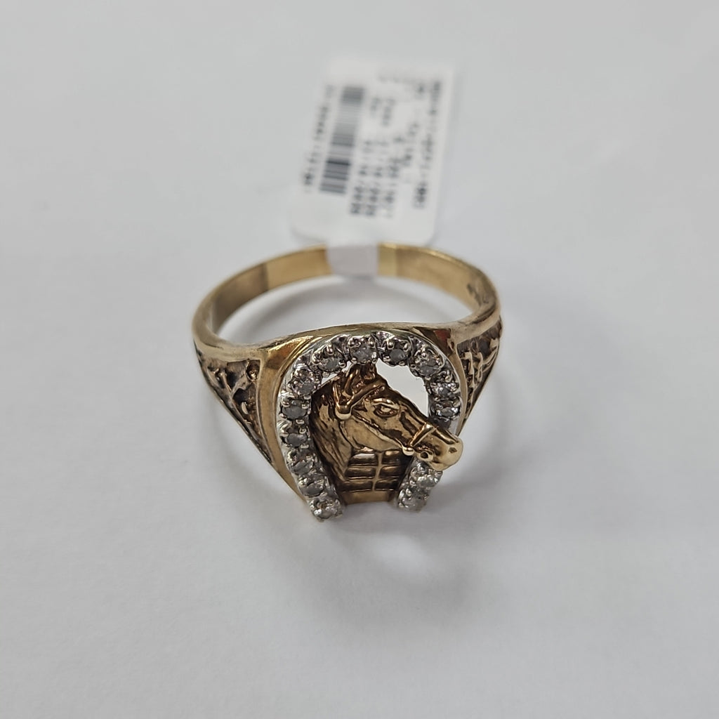 ANILLO ORO 10 K 9,90 GRMS (SEMINUEVO)