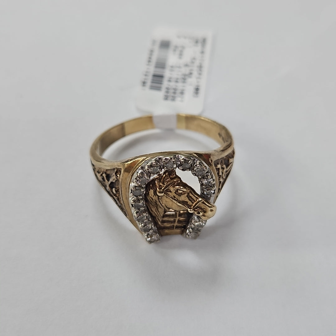 ANILLO ORO 10 K 9,90 GRMS (SEMINUEVO)