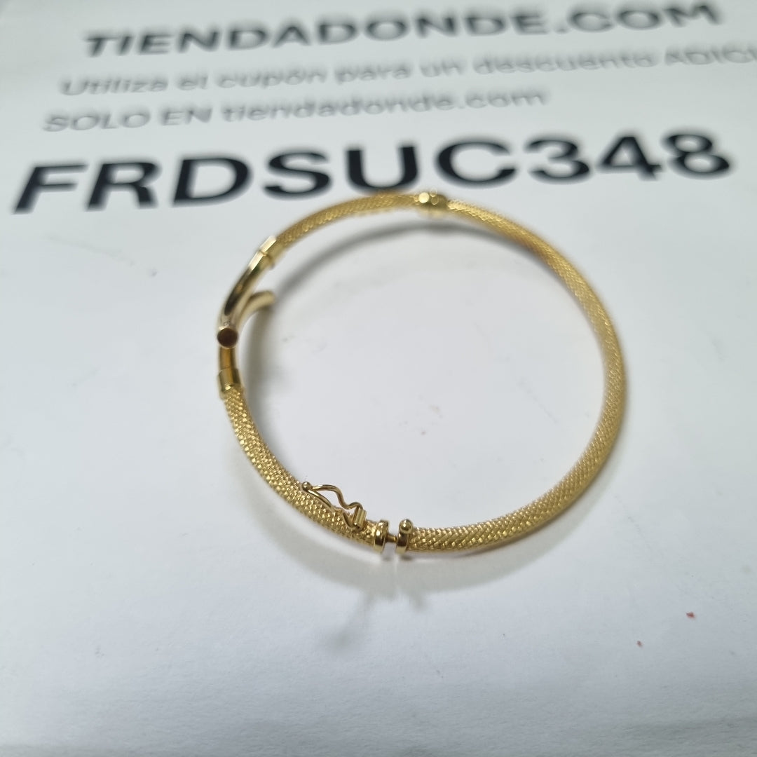 PULSERA RIGIDA ORO 14 K 4.7 GRMS (SEMINUEVO)