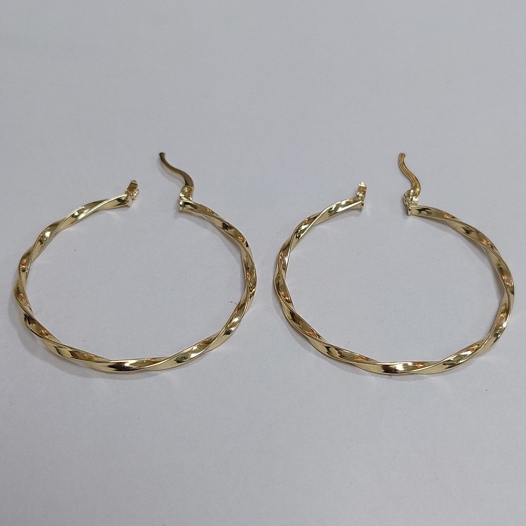 ARETES ARRACADAS TORZAL 14K 2.1 GR ETT 03 (NUEVO)