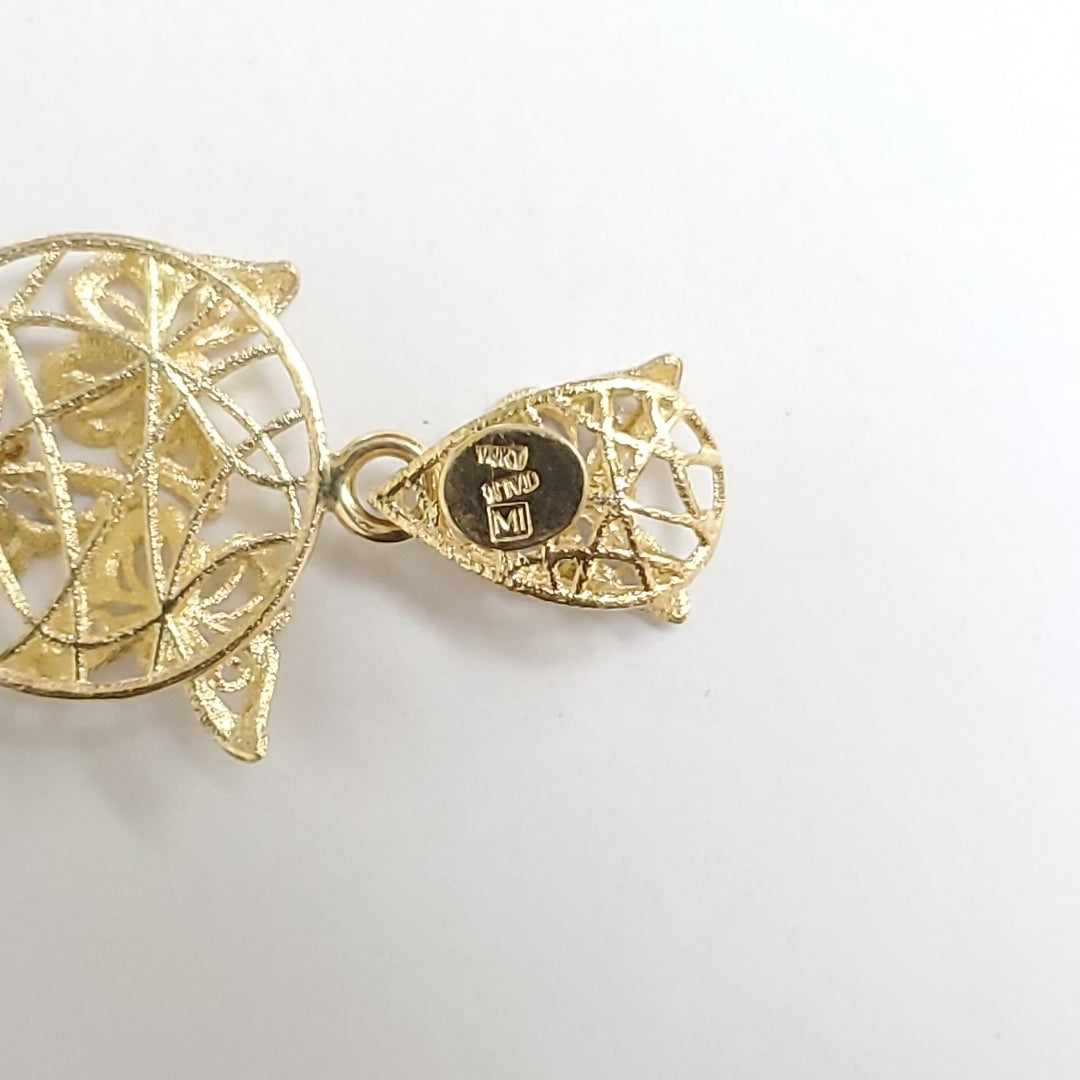 DIJE ORO, RODIADO 14 K 1.8 GRMS (SEMINUEVO)