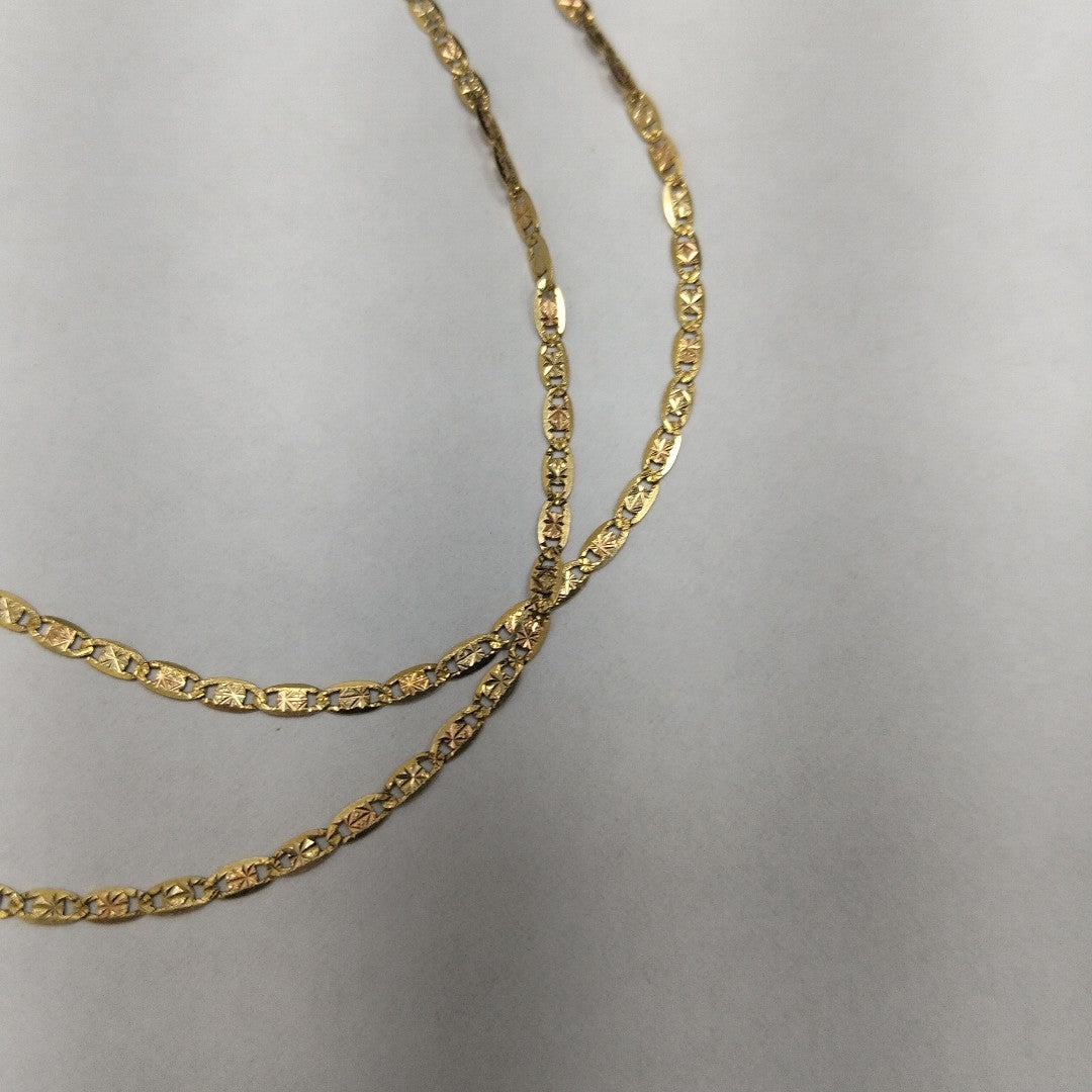 CADENA ORO,ORO COMBINADO 14 K 2,50 GRMS (SEMINUEVO)