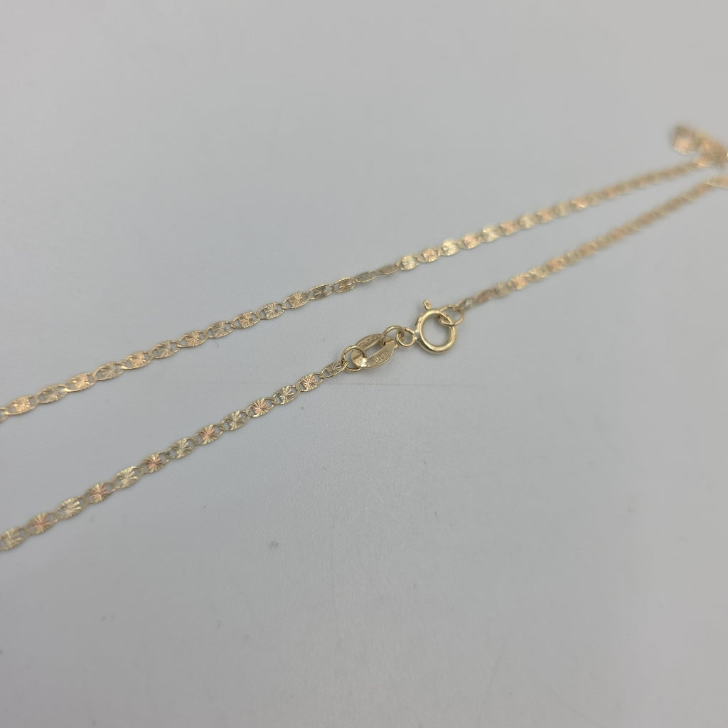 CADENA TEJIDO GUCHI COMBINADA 10K 55CM 1.9GR GUCHIESTRELLA030 (NUEVO)