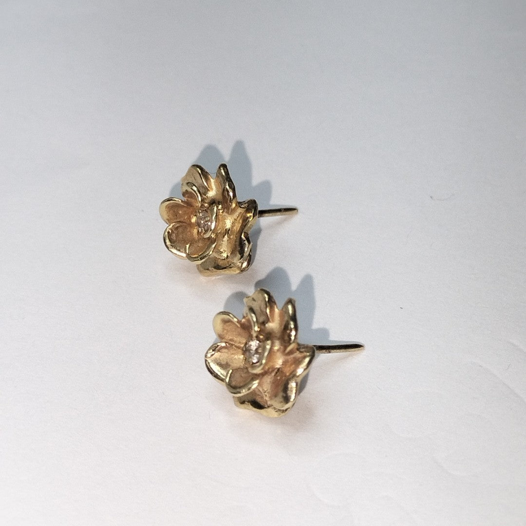 BROQUELES PAR ORO 14 K 4 GRMS (SEMINUEVO)