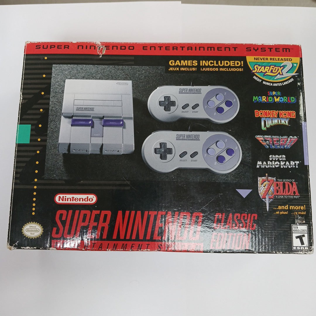 CONSOLA DE VIDEOJUEGO NINTENDO SUPER NES CLASSIC EDITION (SEMINUEVO)