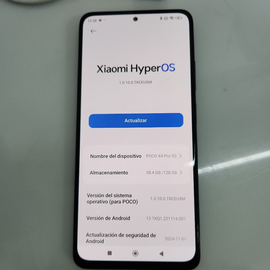 CELULAR XIAOMI POCO X4 PRO 5G 2201116PG 128 GB 6 GB RAM (SEMINUEVO)