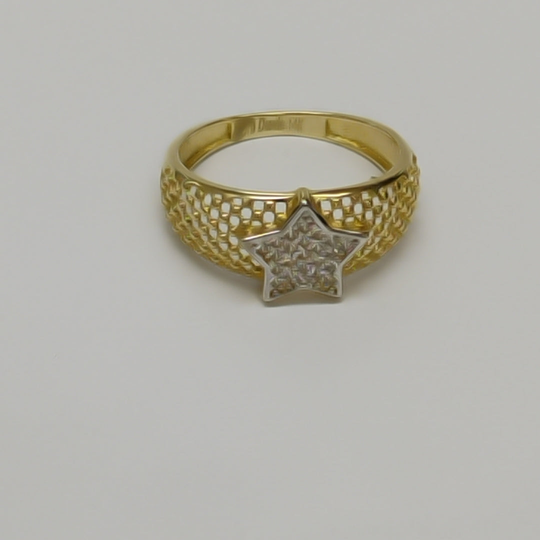 ANILLOS DAMA ORO 14K 2 (NUEVO)
