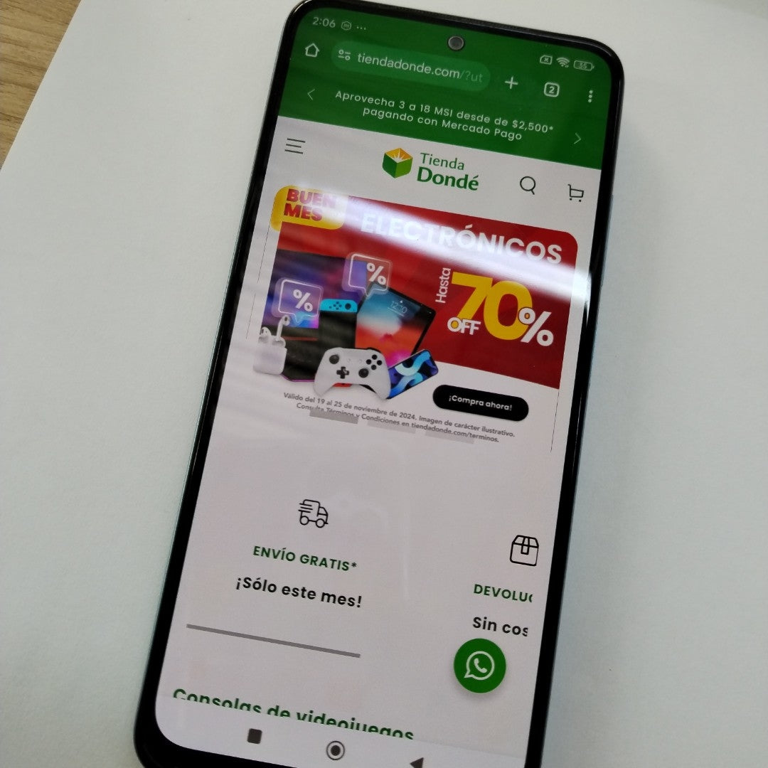 CELULAR XIAOMI REDMI NOTE 12S 2303ERA42L (2023) 256 GB 8 GB RAM