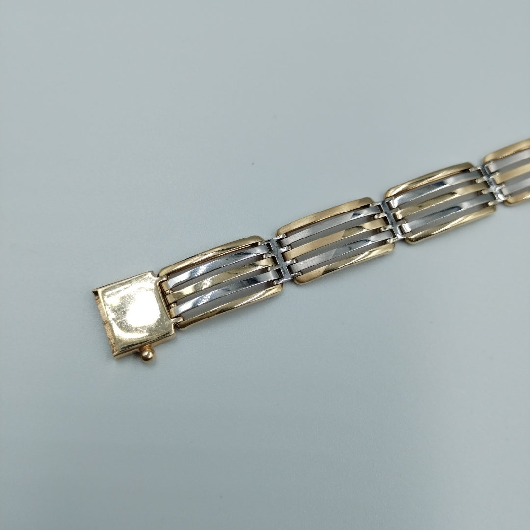 PULSERAS CABALLERO ORO 14K 18.7 (NUEVO)