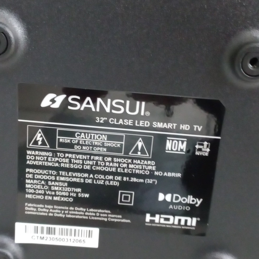 PANTALLA SANSUI SMX32D7HR (2022) 32" LED HD (SEMINUEVO)
