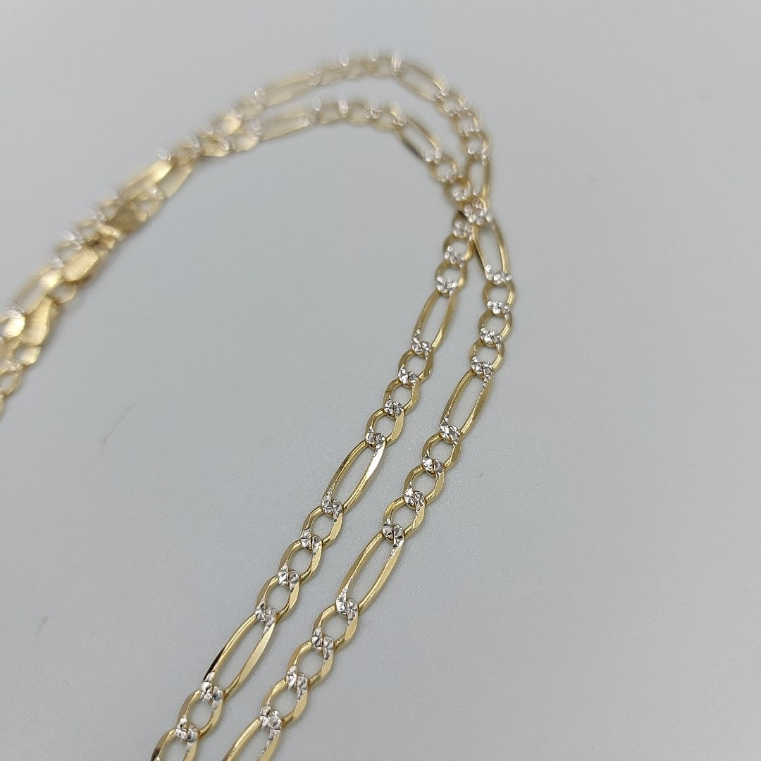 CADENAS CARTIER 3*1 DIAMANTADA ORO 14K 8.1 (NUEVO)