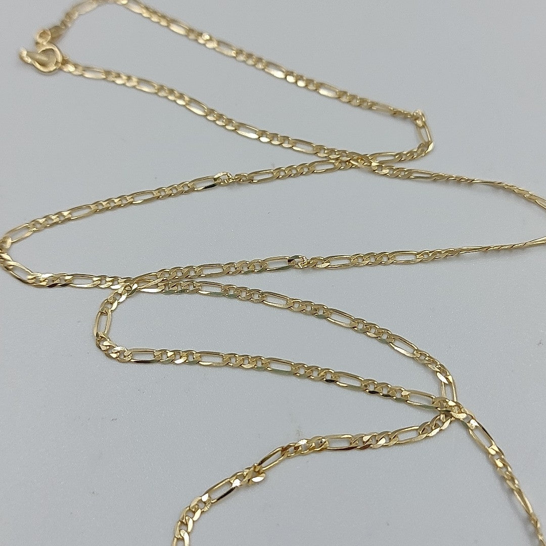 CADENAS CARTIER 3*1 AMARILLA ORO 14K 3.4 (NUEVO)
