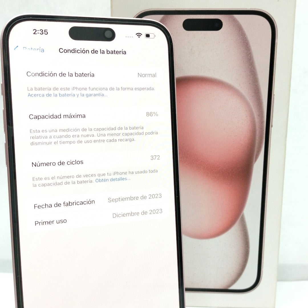 CELULAR APPLE IPHONE 15 PLUS A3093 (2023) 256 GB 6 GB RAM (SEMINUEVO)