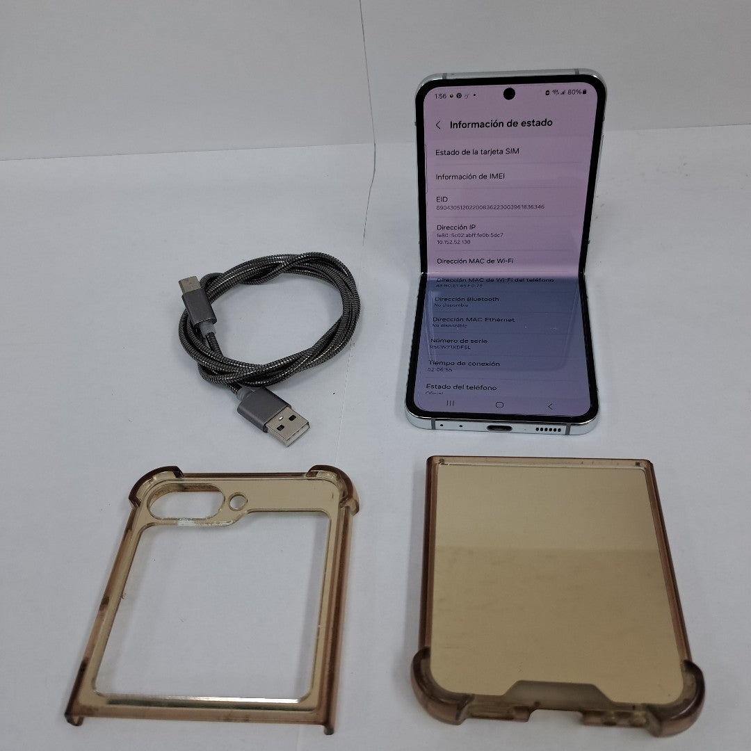 CELULAR SAMSUNG GALAXY Z FLIP 5 SM-F731U1 (2023) 256 GB 8 GB RAM (SEMINUEVO)