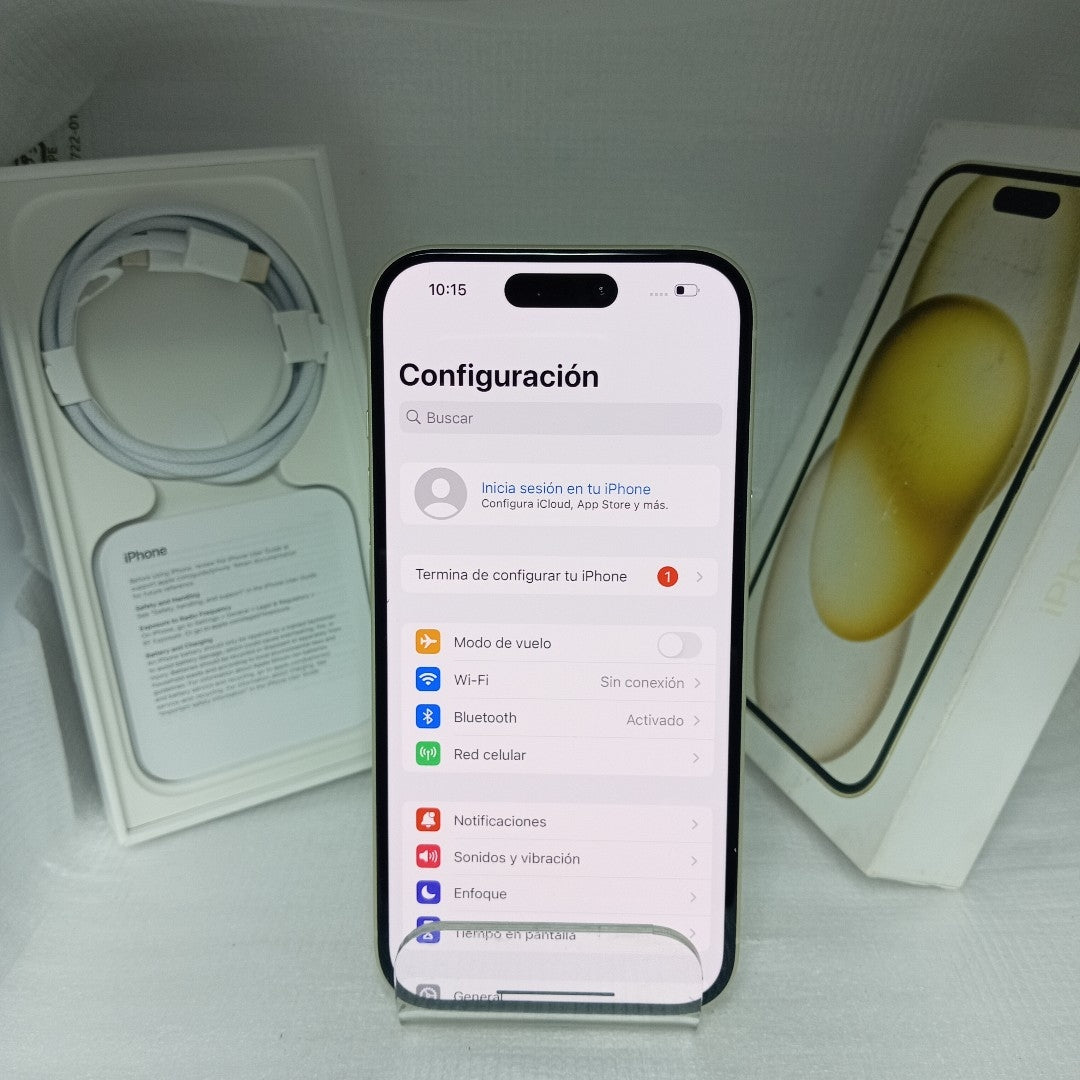 CELULAR APPLE IPHONE 15 A3089 (2023) 512 GB 6 GB RAM (SEMINUEVO)