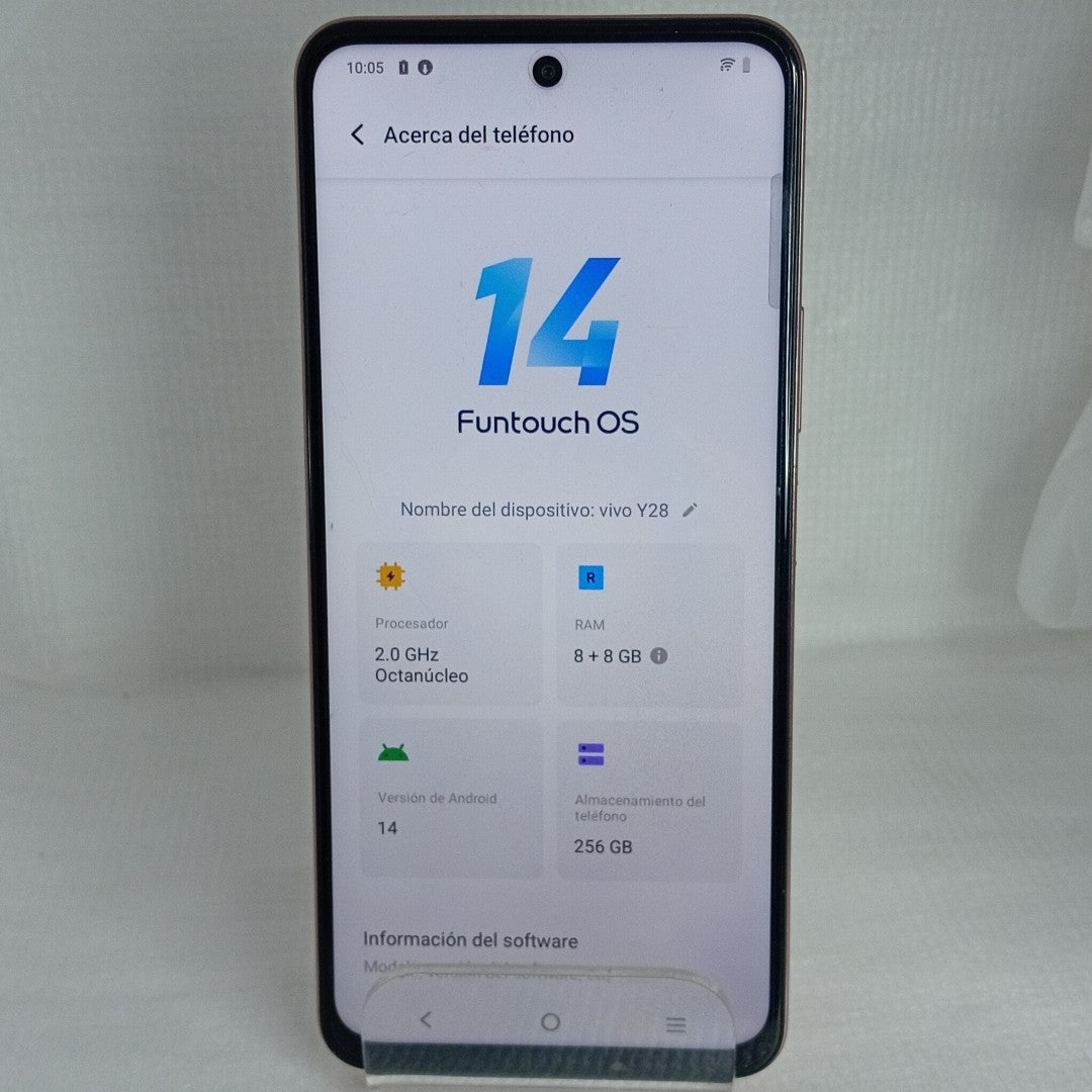 CELULAR VIVO Y28 V2352 256 GB 8 GB RAM (SEMINUEVO)