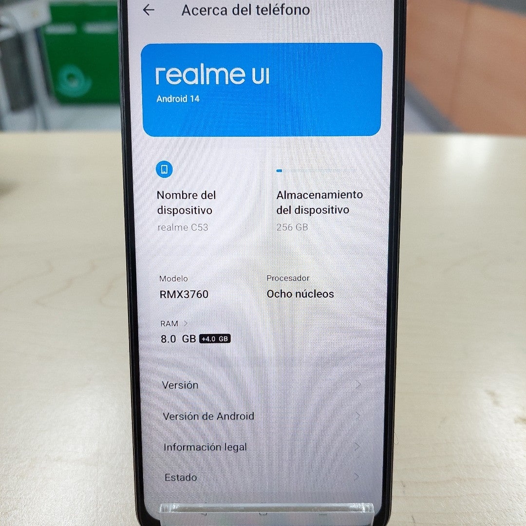 CELULAR REALME C53 RMX3760 (2023) 256 GB 8 GB RAM (SEMINUEVO)