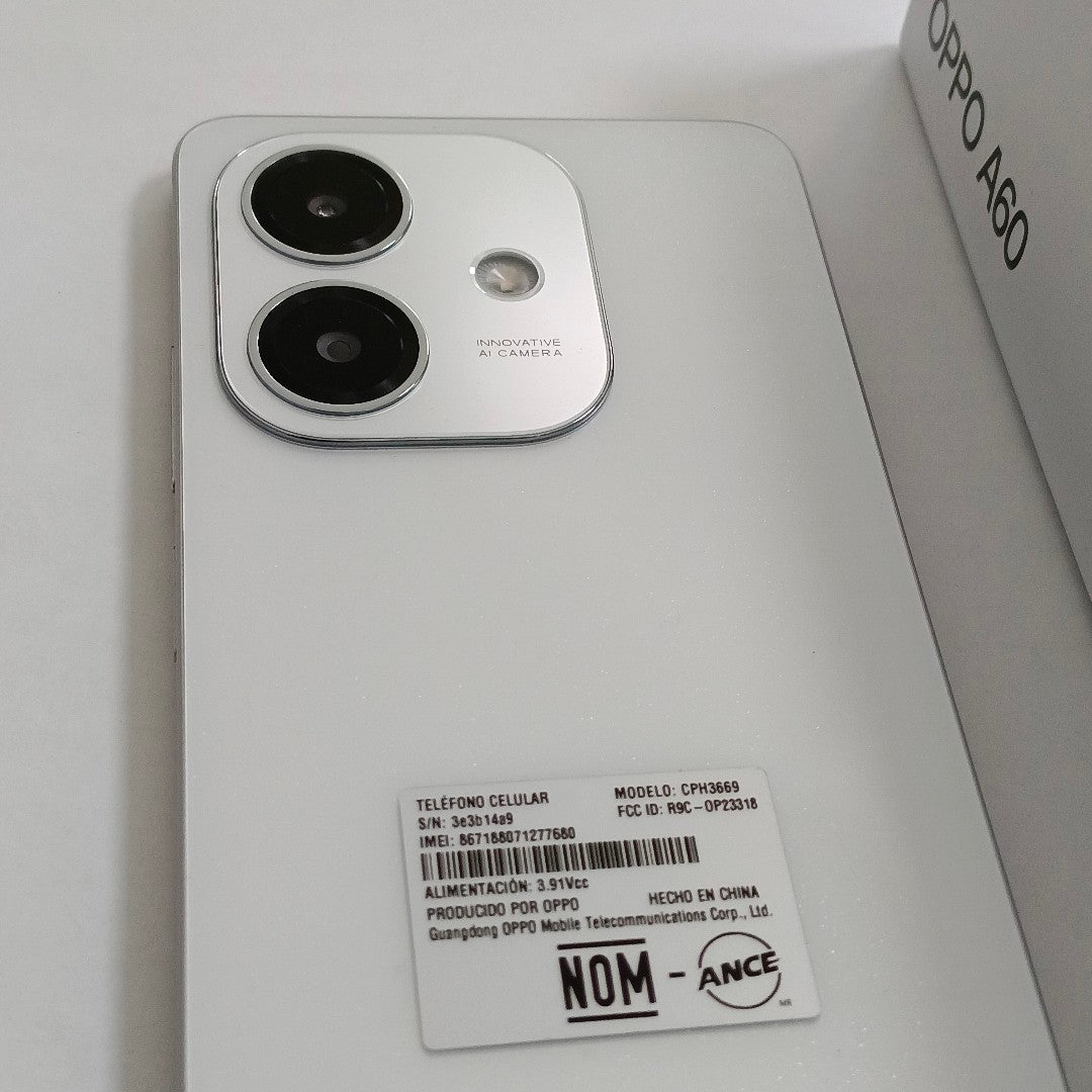 CELULAR OPPO  A60 CPH3669 256 GB 8 GB RAM (SEMINUEVO)