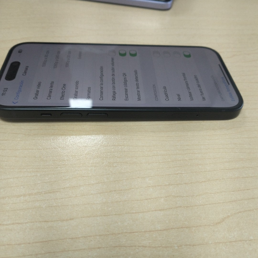 CELULAR APPLE IPHONE 15 A3089 (2023) 256 GB 6 GB RAM (SEMINUEVO)