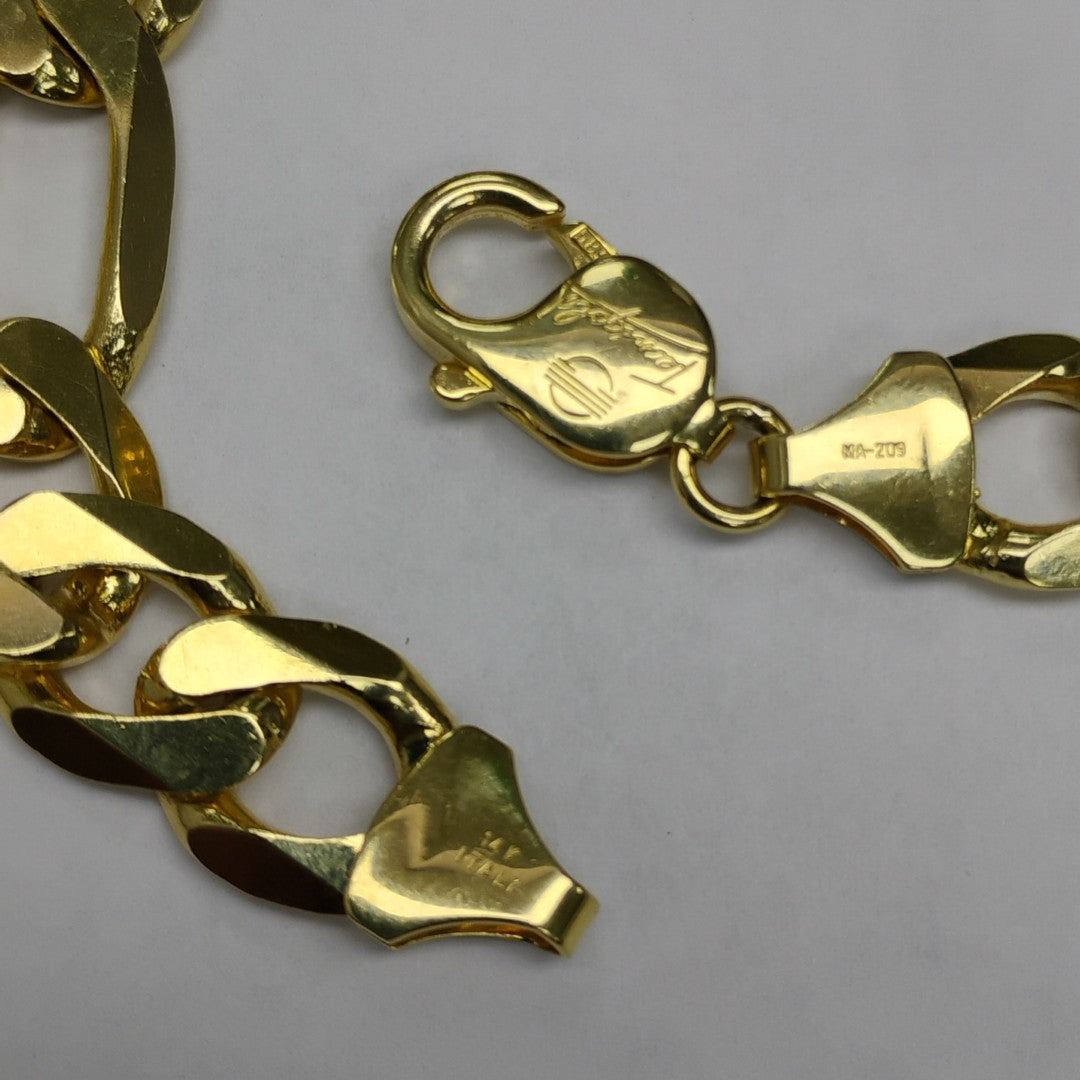 PULSERAS CABALLERO CARTIER 3*1 AMARILLA ORO 14K 33.9 (NUEVO)