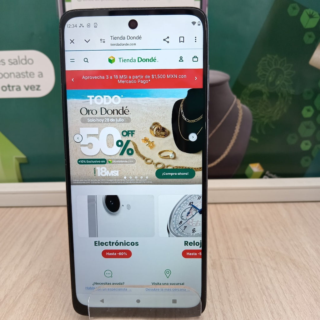CELULAR MOTOROLA MOTO G62 5G XT2223-1 128 GB 6 GB RAM (SEMINUEVO)
