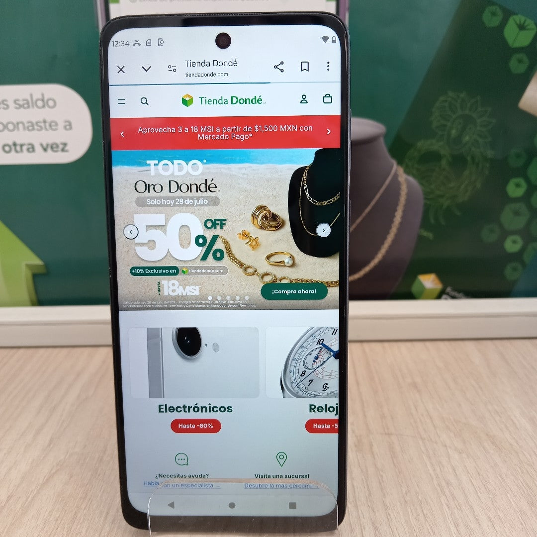 CELULAR MOTOROLA MOTO G62 5G XT2223-1 128 GB 6 GB RAM (SEMINUEVO)