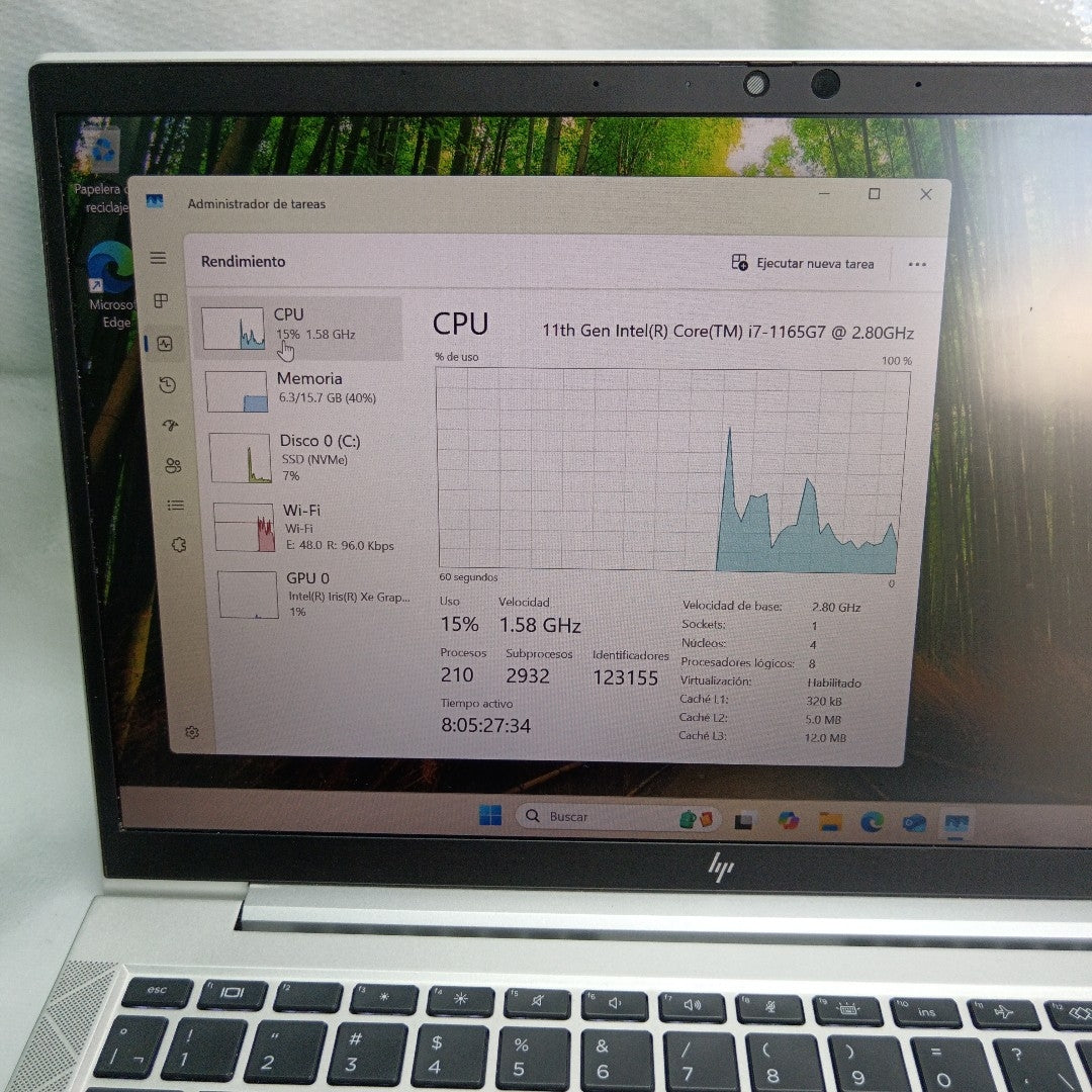 LAPTOP HP ELITEBOOK 840 G8 (2022) 512 GB SSD 16 GB RAM (SEMINUEVO)