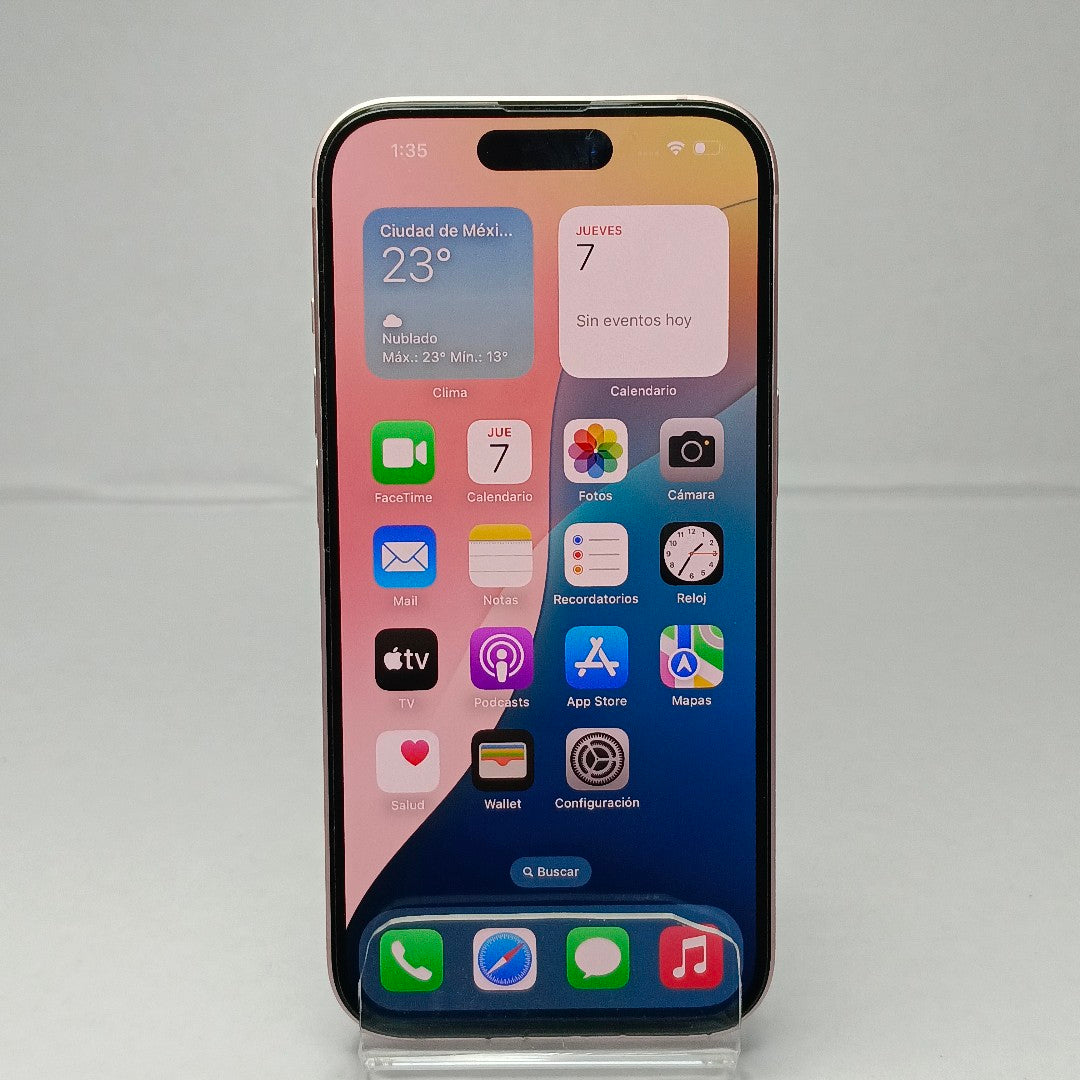 CELULAR APPLE IPHONE 15 A3089 (2023) 256 GB 6 GB RAM (SEMINUEVO)